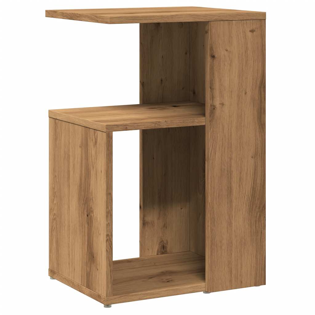 Side Table Artisan Oak 36x30x56 cm Engineered Wood