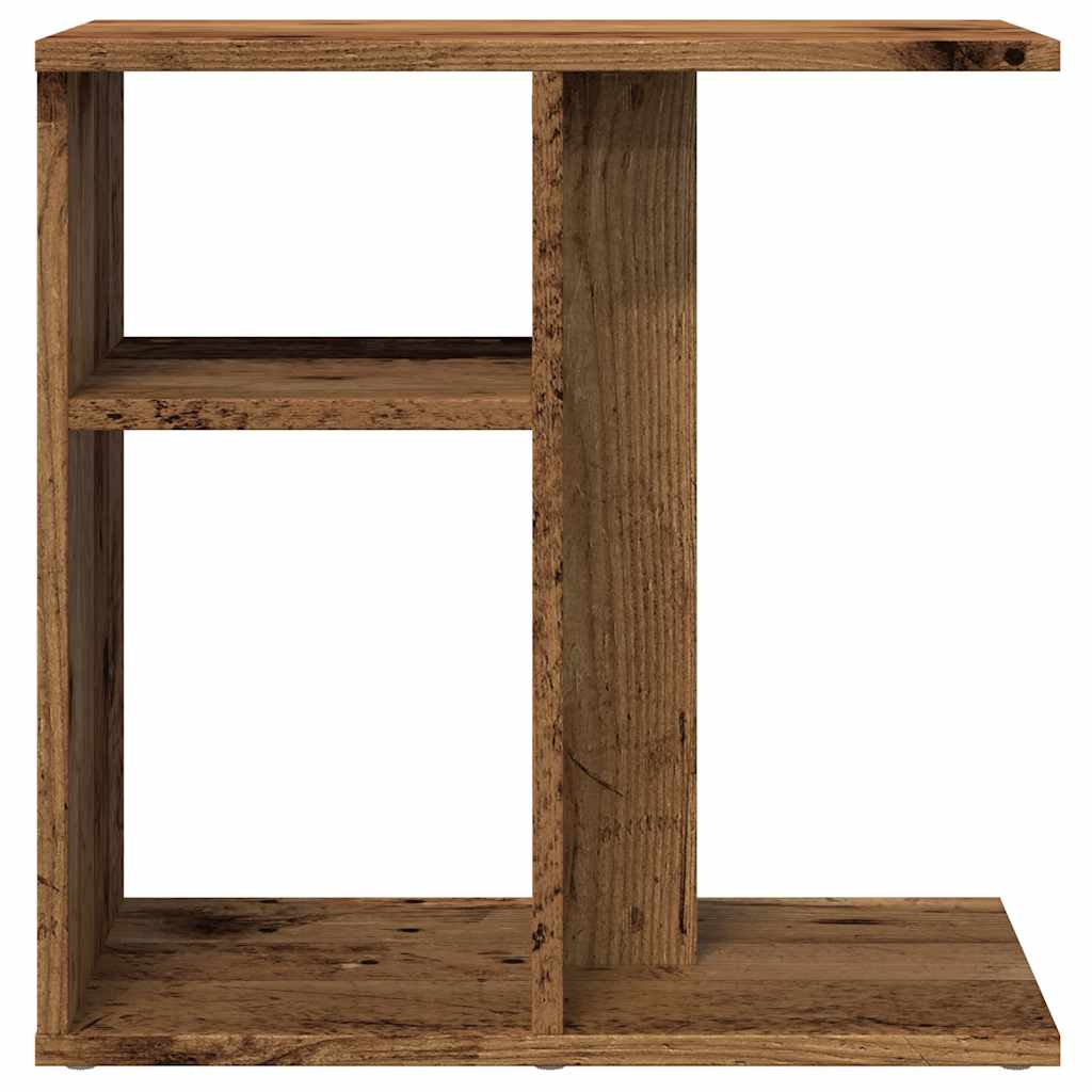 Side Table Old Wood 50x30x50 cm Engineered Wood