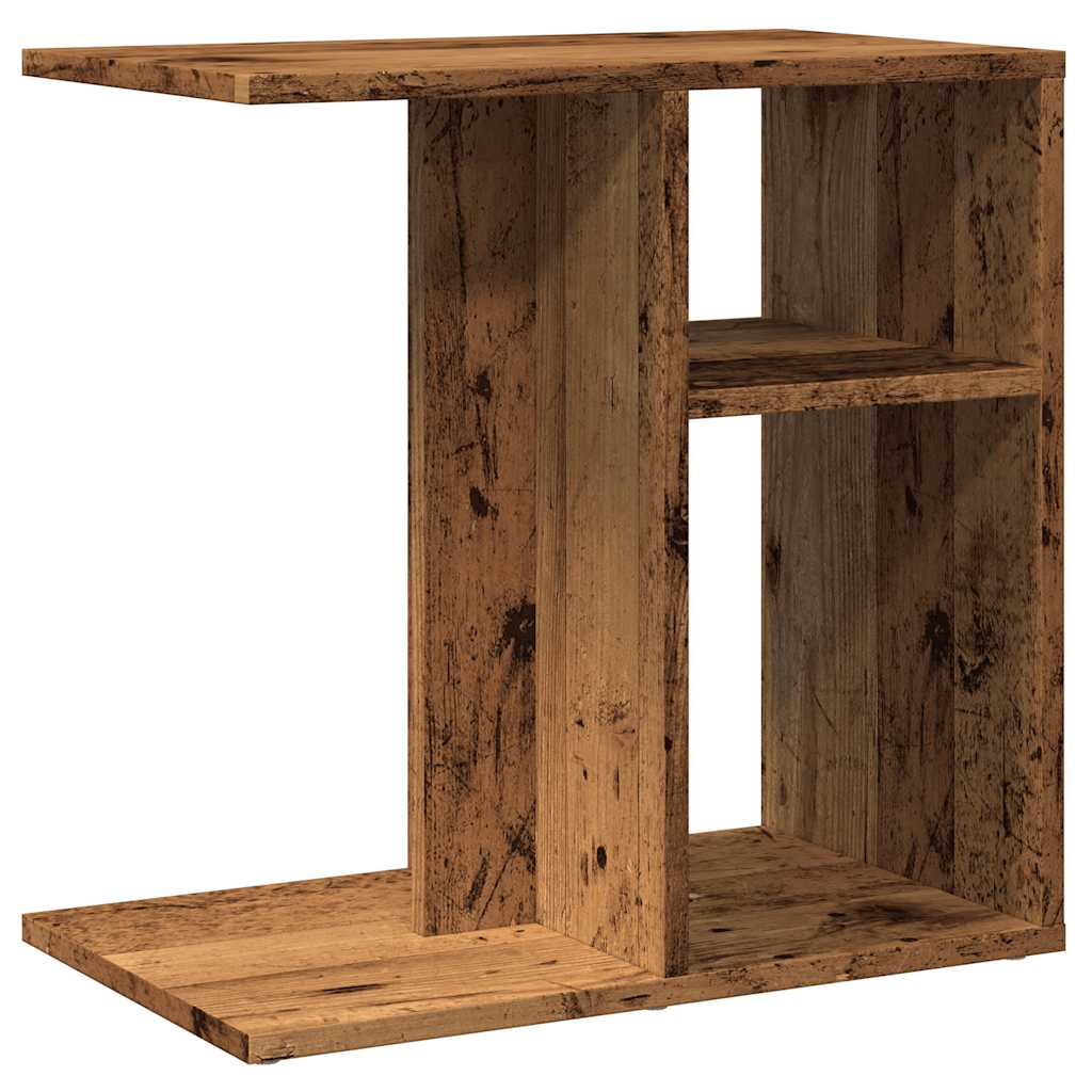 Side Table Old Wood 50x30x50 cm Engineered Wood