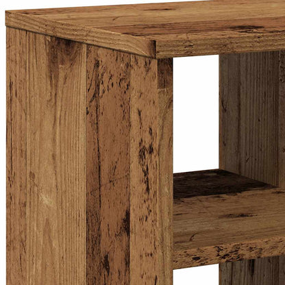 Side Table Old Wood 50x30x50 cm Engineered Wood