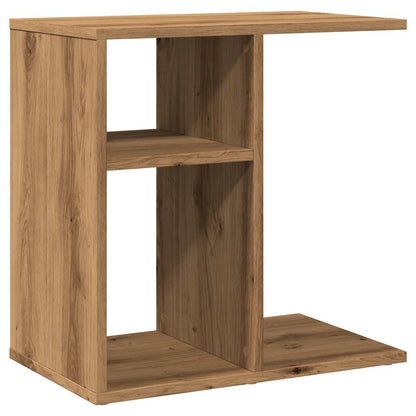 Side Table Artisan Oak 50x30x50 cm Engineered Wood