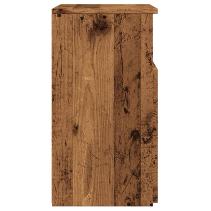 Bedside Cabinet Old Wood 50x32x60cm Engineered Wood