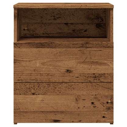 Bedside Cabinets 2 pcs Old Wood 50x32x60cm Engineered Wood