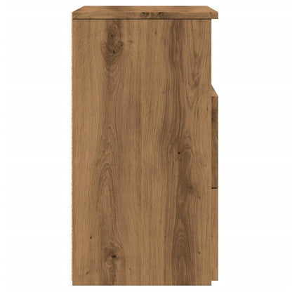 Bedside Cabinet Artisan Oak 50x32x60cm Engineered Wood