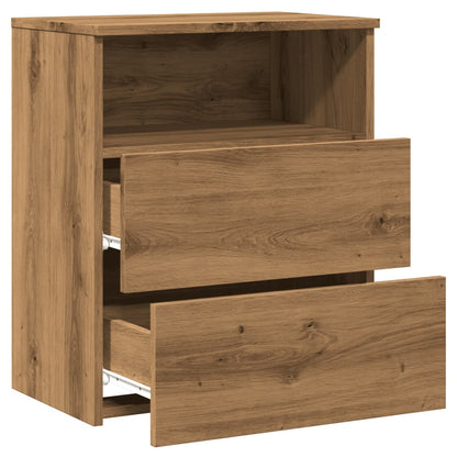 Bedside Cabinet Artisan Oak 50x32x60cm Engineered Wood