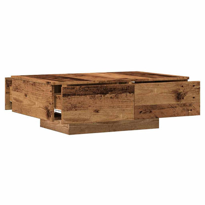 Coffee Table Old Wood 90x60x31 cm Engineered Wood