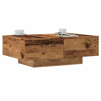 Coffee Table Old Wood 90x60x31 cm Engineered Wood