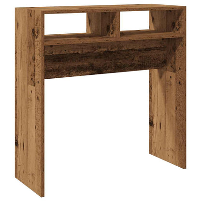 Console Table Old Wood 78x30x80 cm Engineered Wood