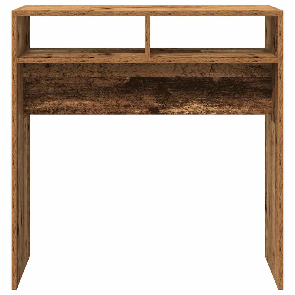 Console Table Old Wood 78x30x80 cm Engineered Wood