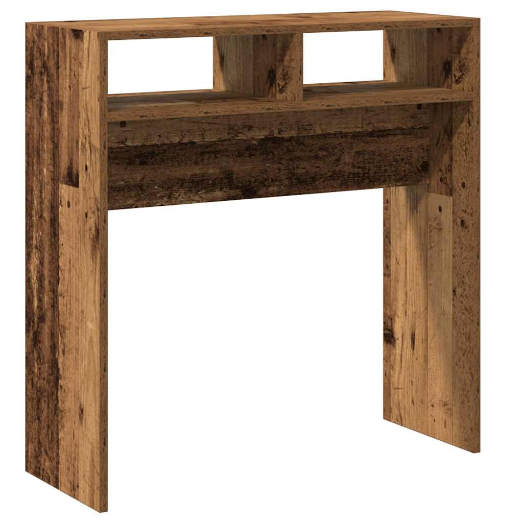 Console Table Old Wood 78x30x80 cm Engineered Wood