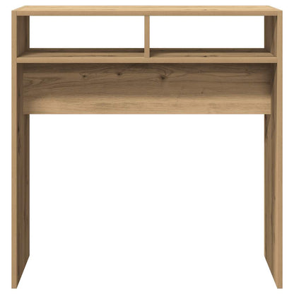 Console Table Artisan Oak 78x30x80 cm Engineered Wood