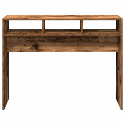 Console Table Old Wood 105x30x80 cm Engineered Wood