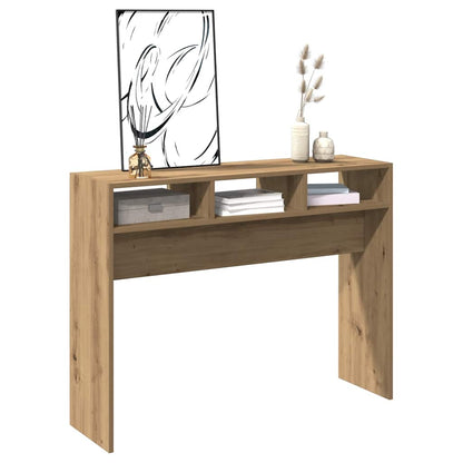 Console Table Artisan Oak 105x30x80 cm Engineered Wood