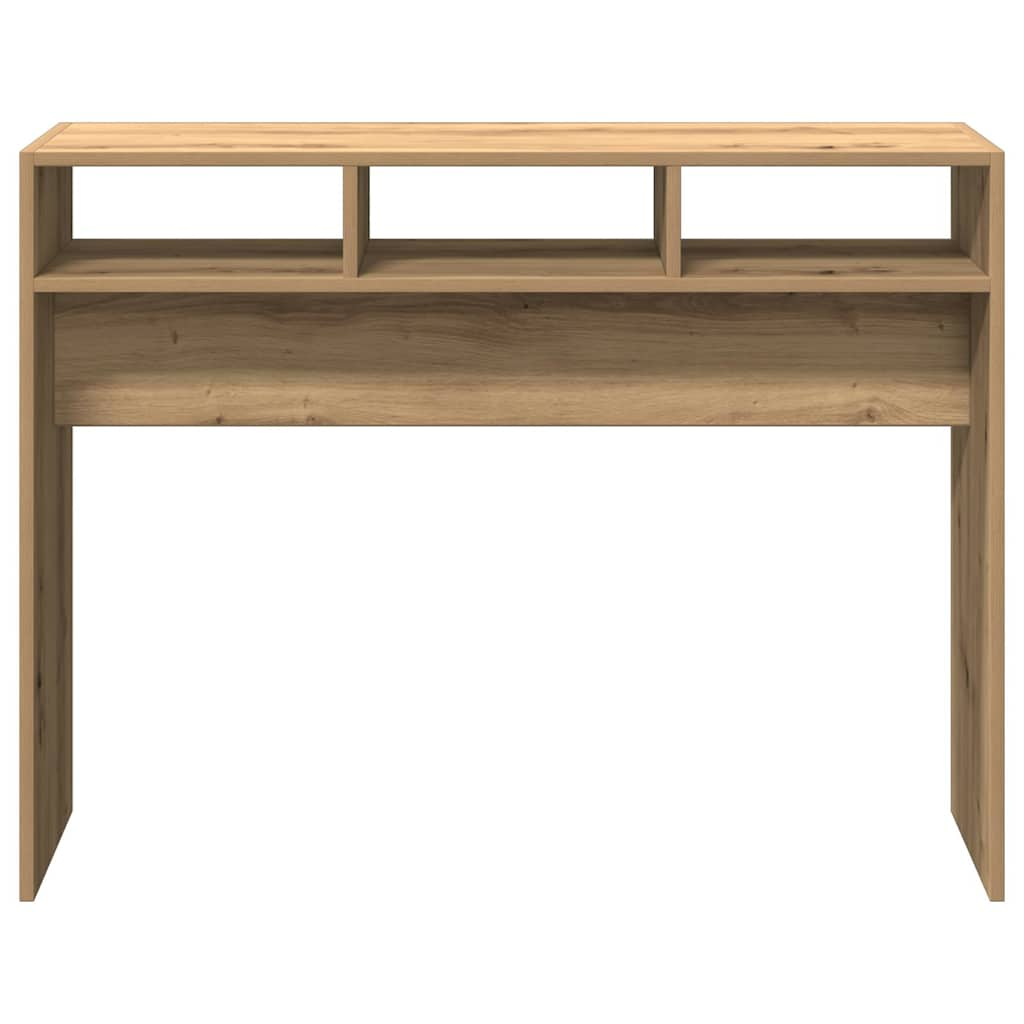 Console Table Artisan Oak 105x30x80 cm Engineered Wood