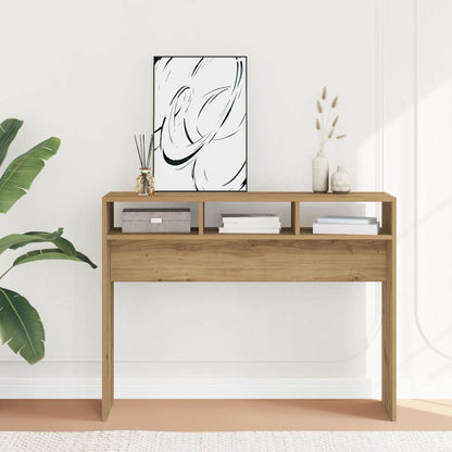 Console Table Artisan Oak 105x30x80 cm Engineered Wood