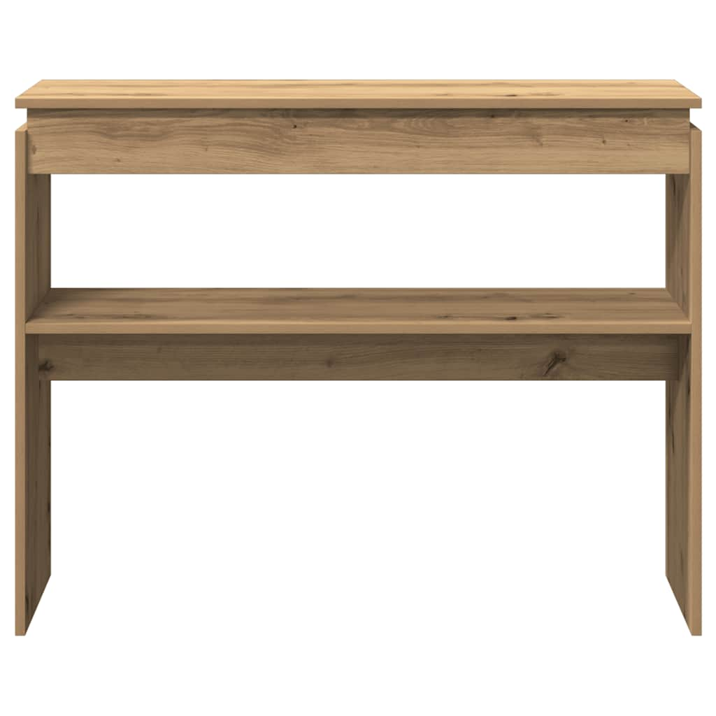 Console Table Artisan Oak 102x30x80 cm Engineered Wood