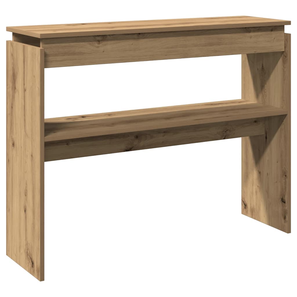 Console Table Artisan Oak 102x30x80 cm Engineered Wood