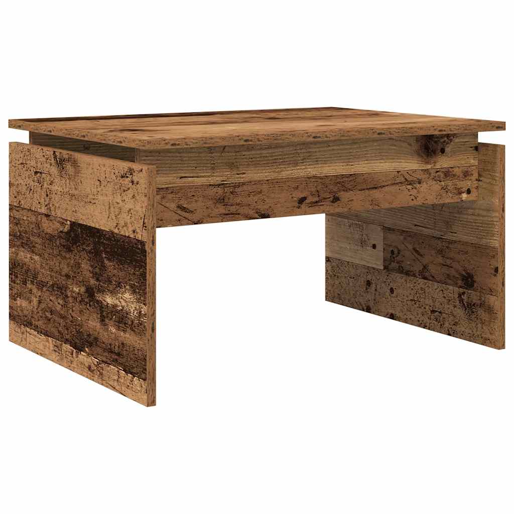 Coffee Table Old Wood 68x50x38 cm Engineered Wood