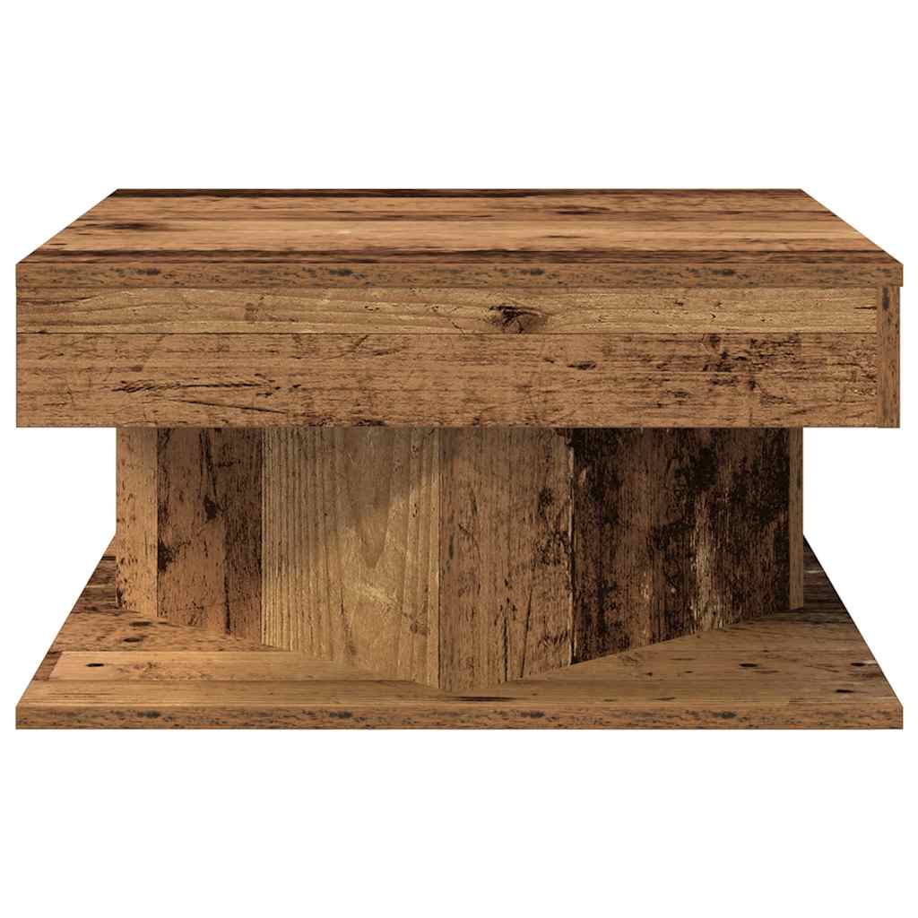 Coffee Table Old Wood 55x55x30 cm Engineered Wood