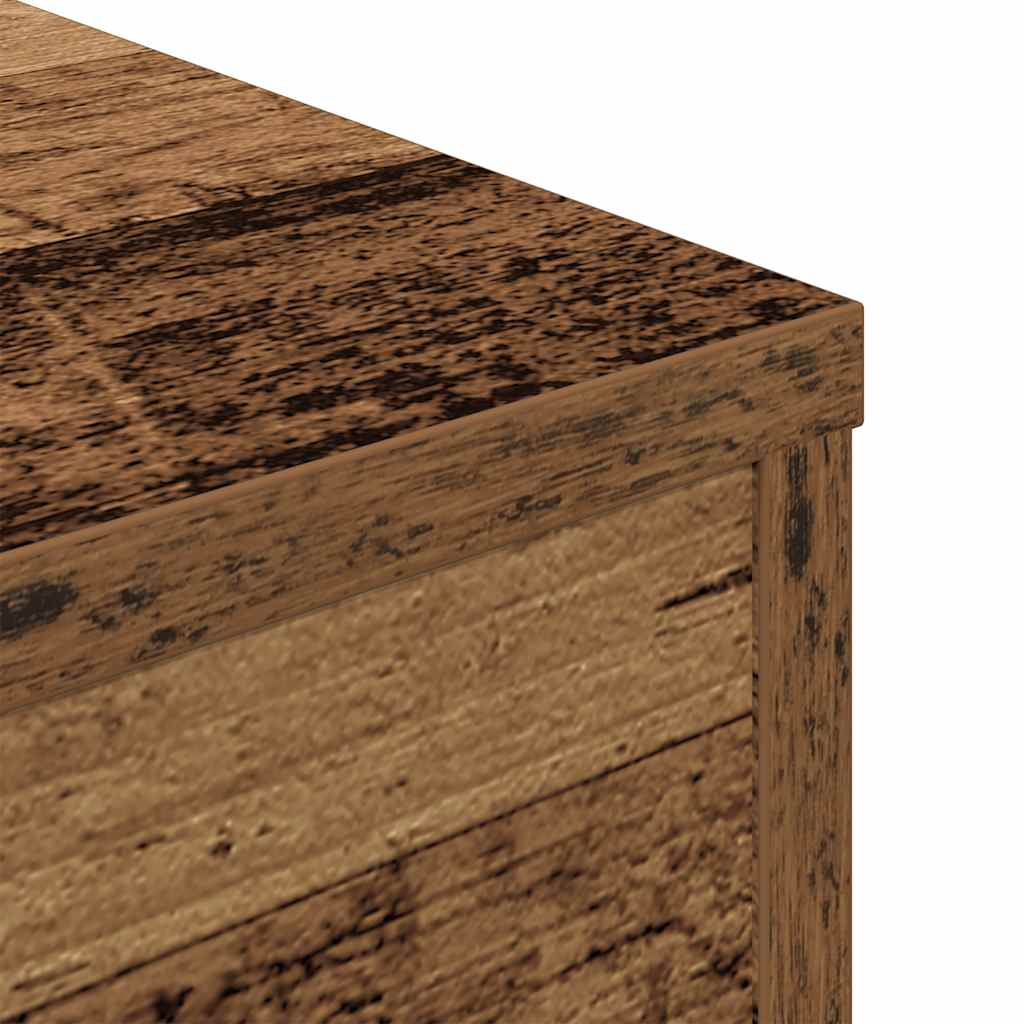 Coffee Table Old Wood 55x55x30 cm Engineered Wood