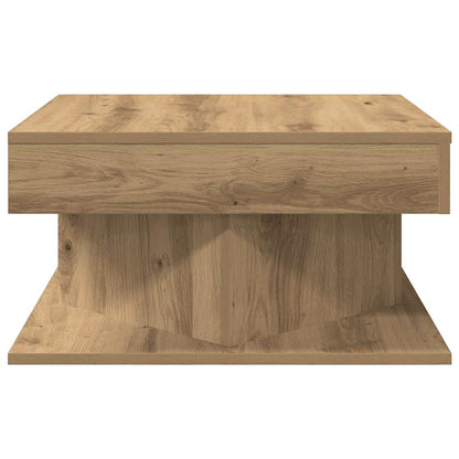 Coffee Table Artisan Oak 55x55x30 cm Engineered Wood