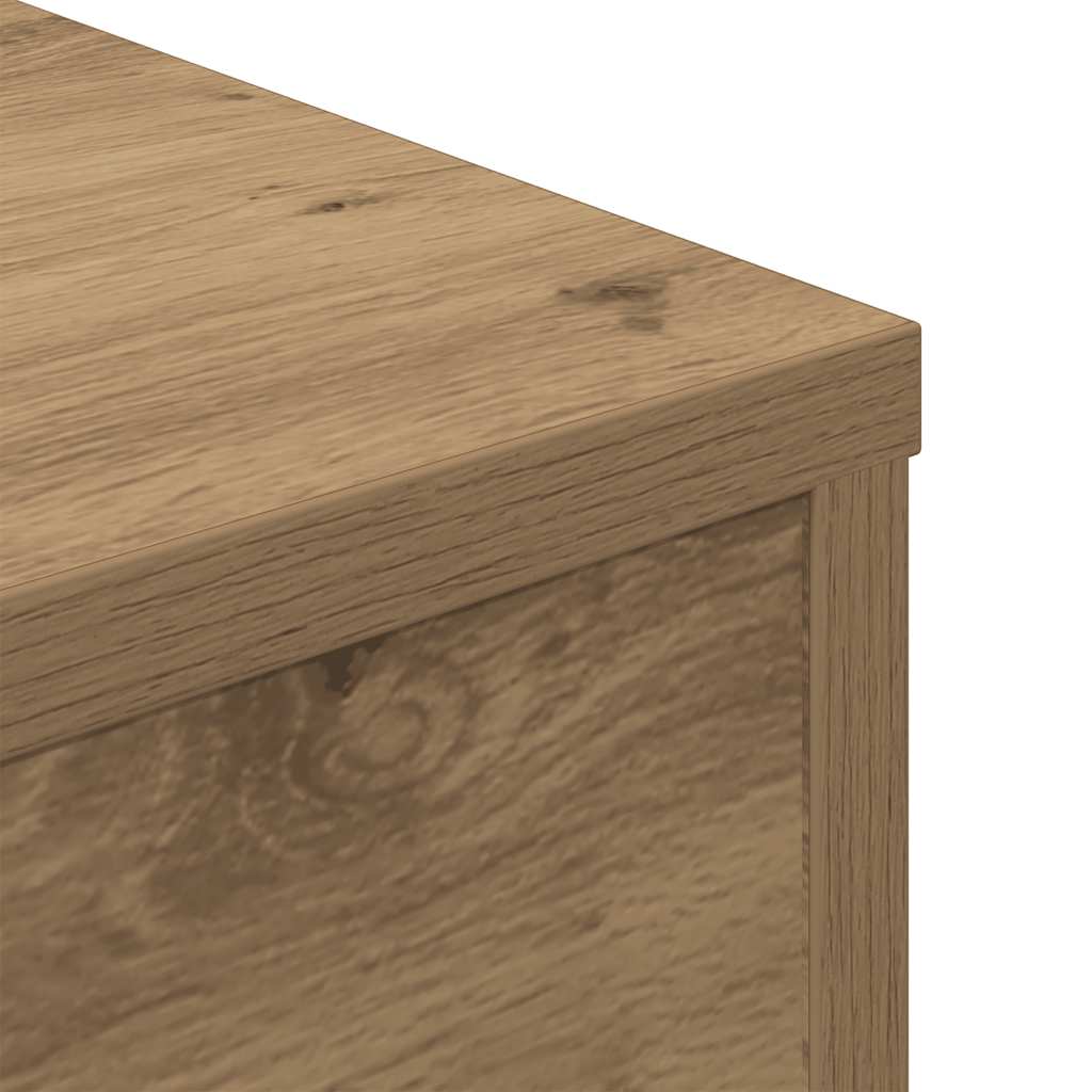 Coffee Table Artisan Oak 55x55x30 cm Engineered Wood