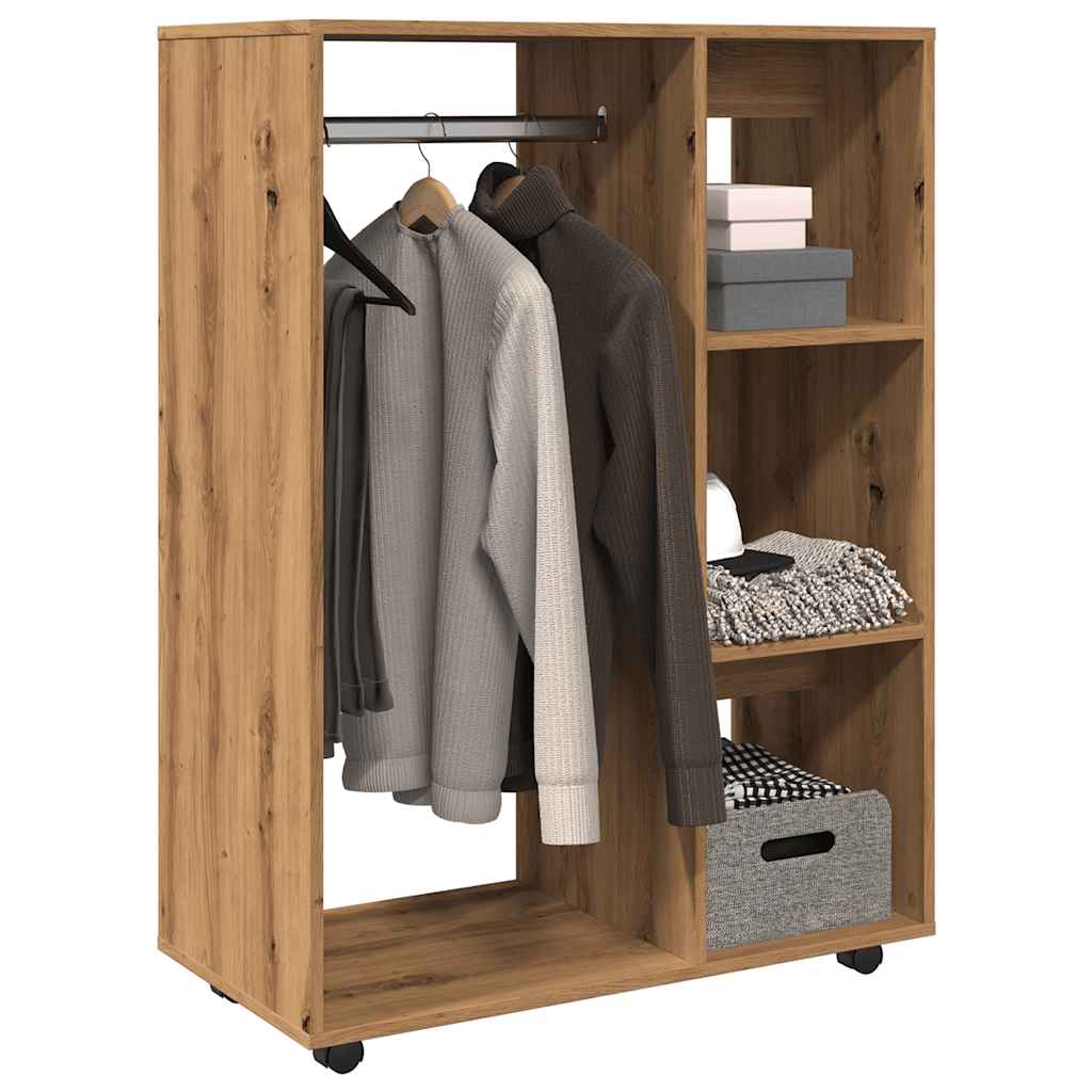 Wardrobe Artisan Oak 80x40x110 cm Engineered Wood