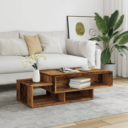 Coffee Table Old Wood 105x55x32 cm Engineered Wood