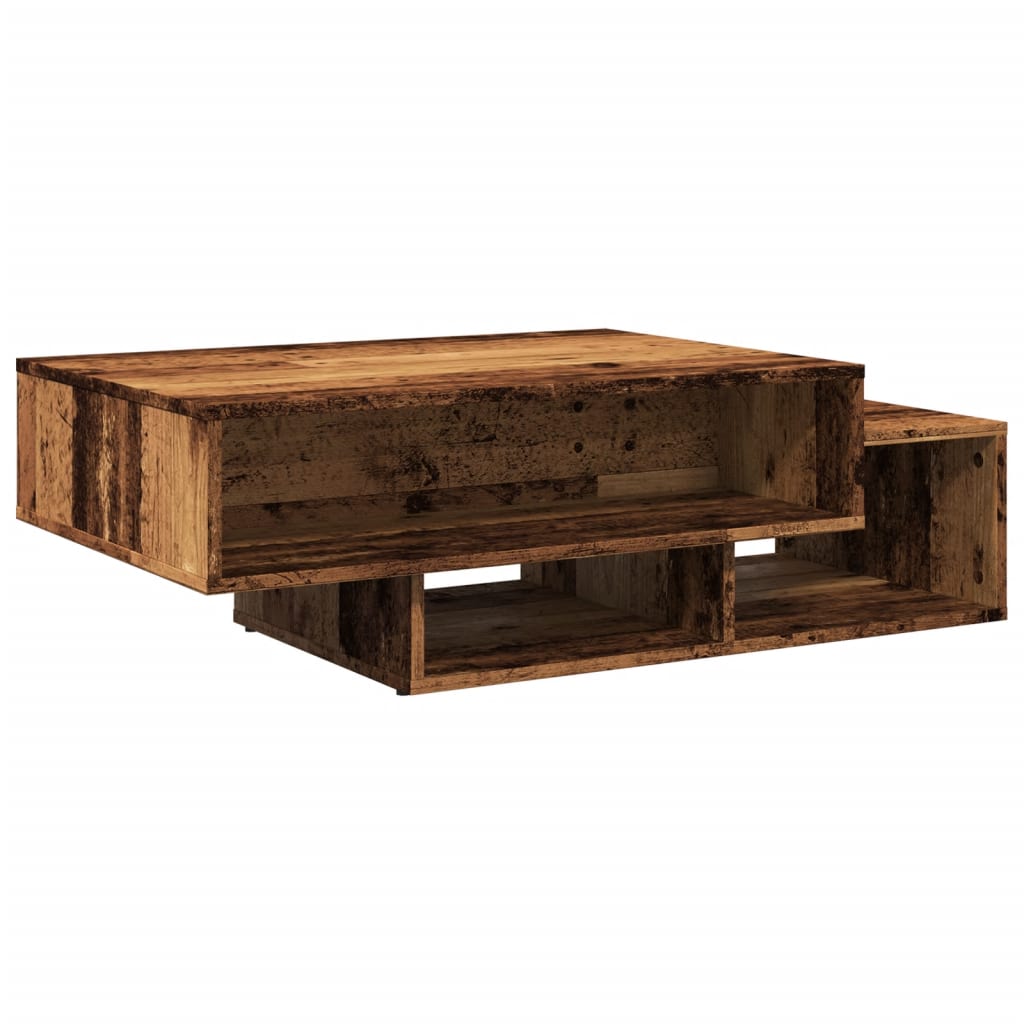 Coffee Table Old Wood 105x55x32 cm Engineered Wood