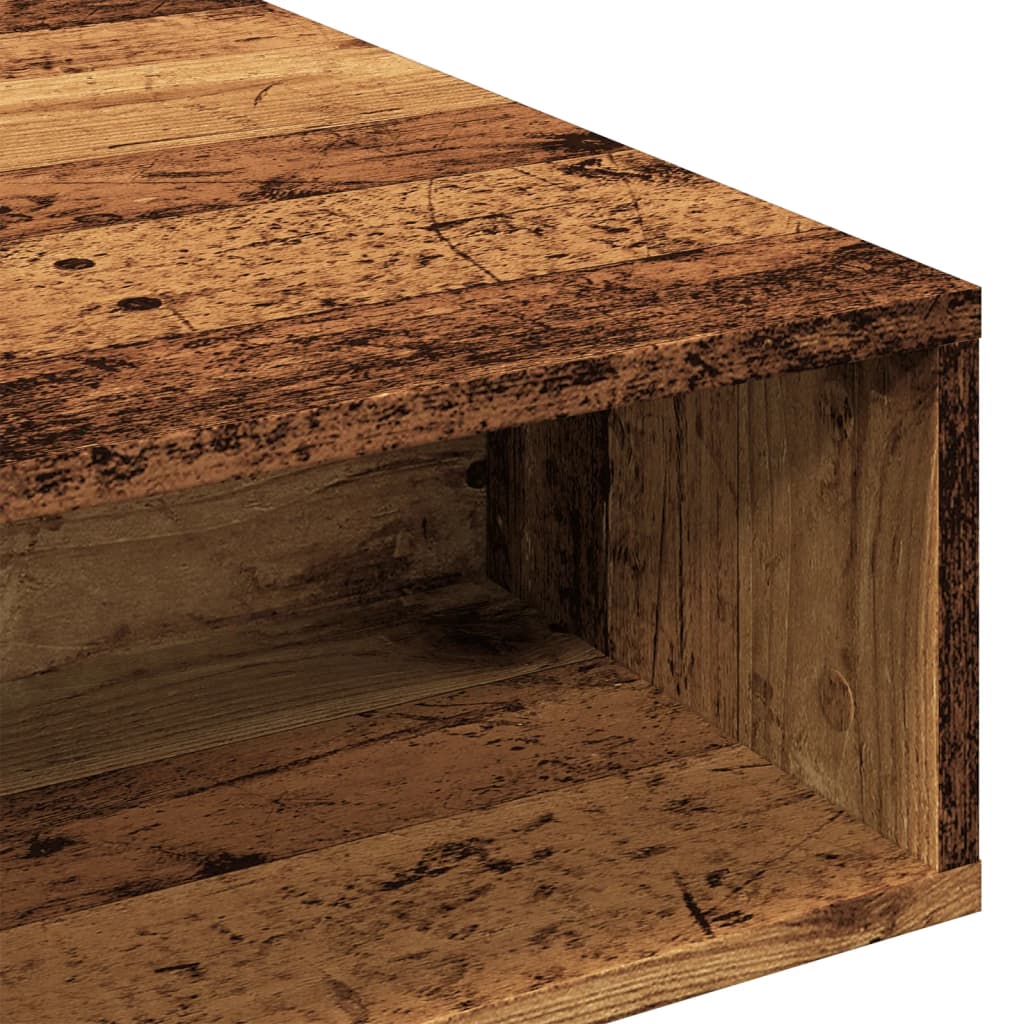 Coffee Table Old Wood 105x55x32 cm Engineered Wood