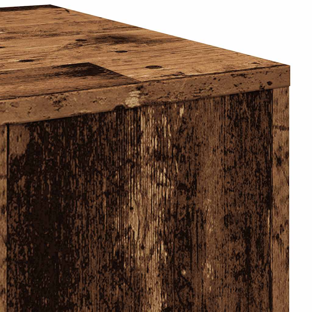 Side Tables 3 pcs Old Wood Engineered Wood