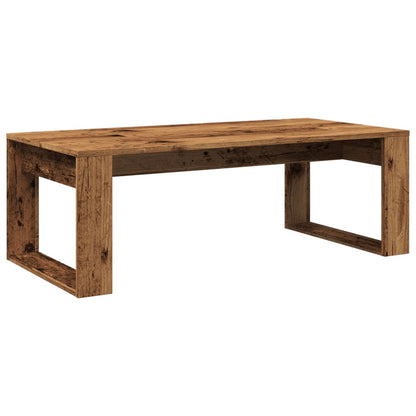 Coffee Table Old Wood 102x50x35 cm Engineered Wood