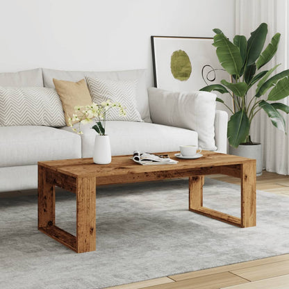 Coffee Table Old Wood 102x50x35 cm Engineered Wood