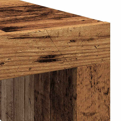 Coffee Table Old Wood 100x100x35 cm Engineered Wood