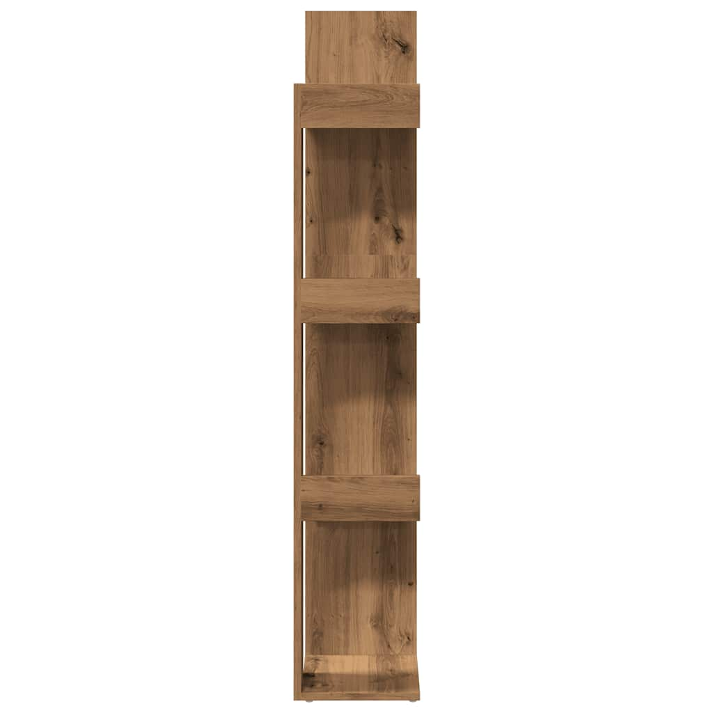 Book Cabinet Artisan Oak 86x25.5x140 cm Engineered Wood