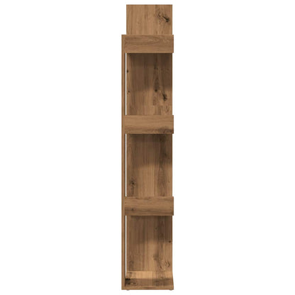 Book Cabinet Artisan Oak 86x25.5x140 cm Engineered Wood