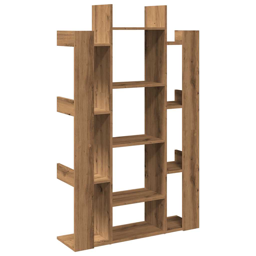 Book Cabinet Artisan Oak 86x25.5x140 cm Engineered Wood