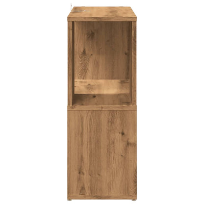 Book Cabinet Artisan Oak 60x24x63 cm Engineered Wood