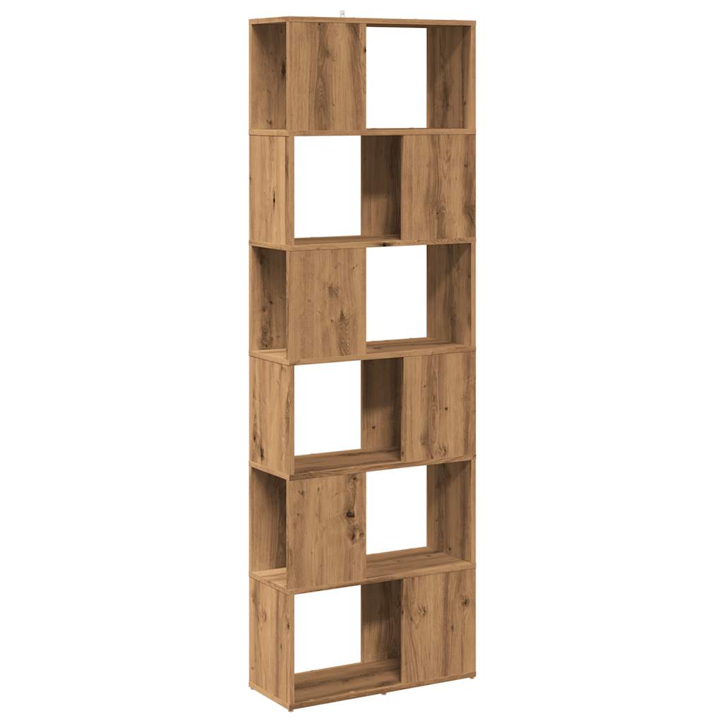 Book Cabinet/Room Divider Artisian Oak 60x24x186 cm