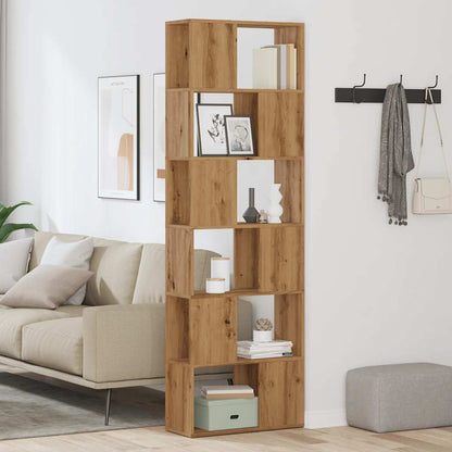 Book Cabinet/Room Divider Artisian Oak 60x24x186 cm