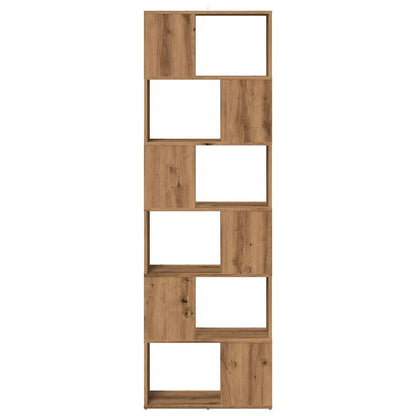 Book Cabinet/Room Divider Artisian Oak 60x24x186 cm