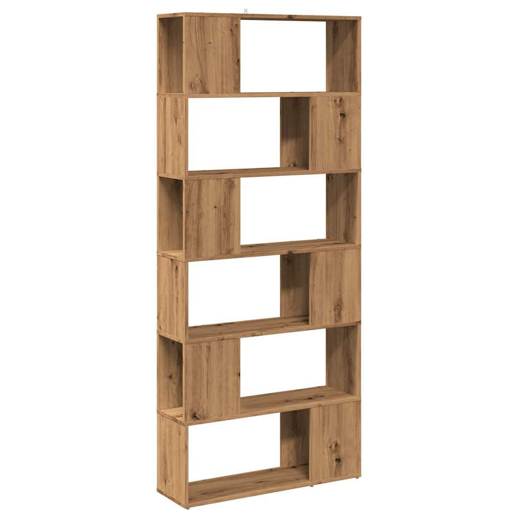 Book Cabinet/Room Divider Artisian Oak 80x24x186 cm