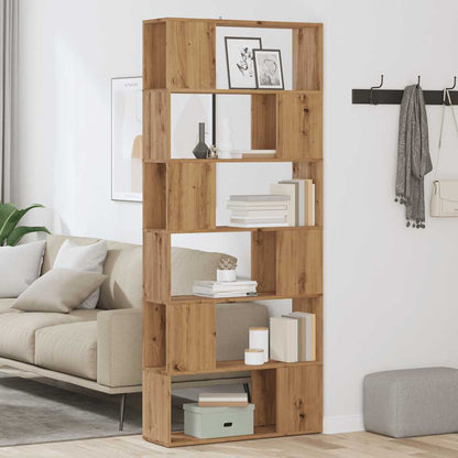 Book Cabinet/Room Divider Artisian Oak 80x24x186 cm