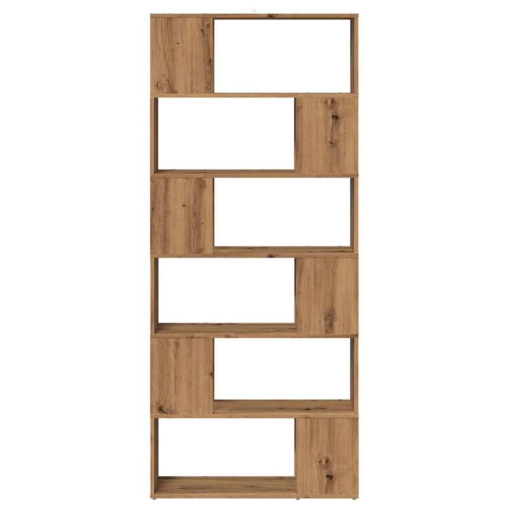 Book Cabinet/Room Divider Artisian Oak 80x24x186 cm