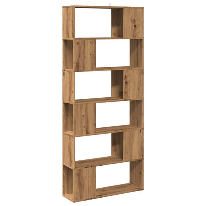 Book Cabinet/Room Divider Artisian Oak 80x24x186 cm