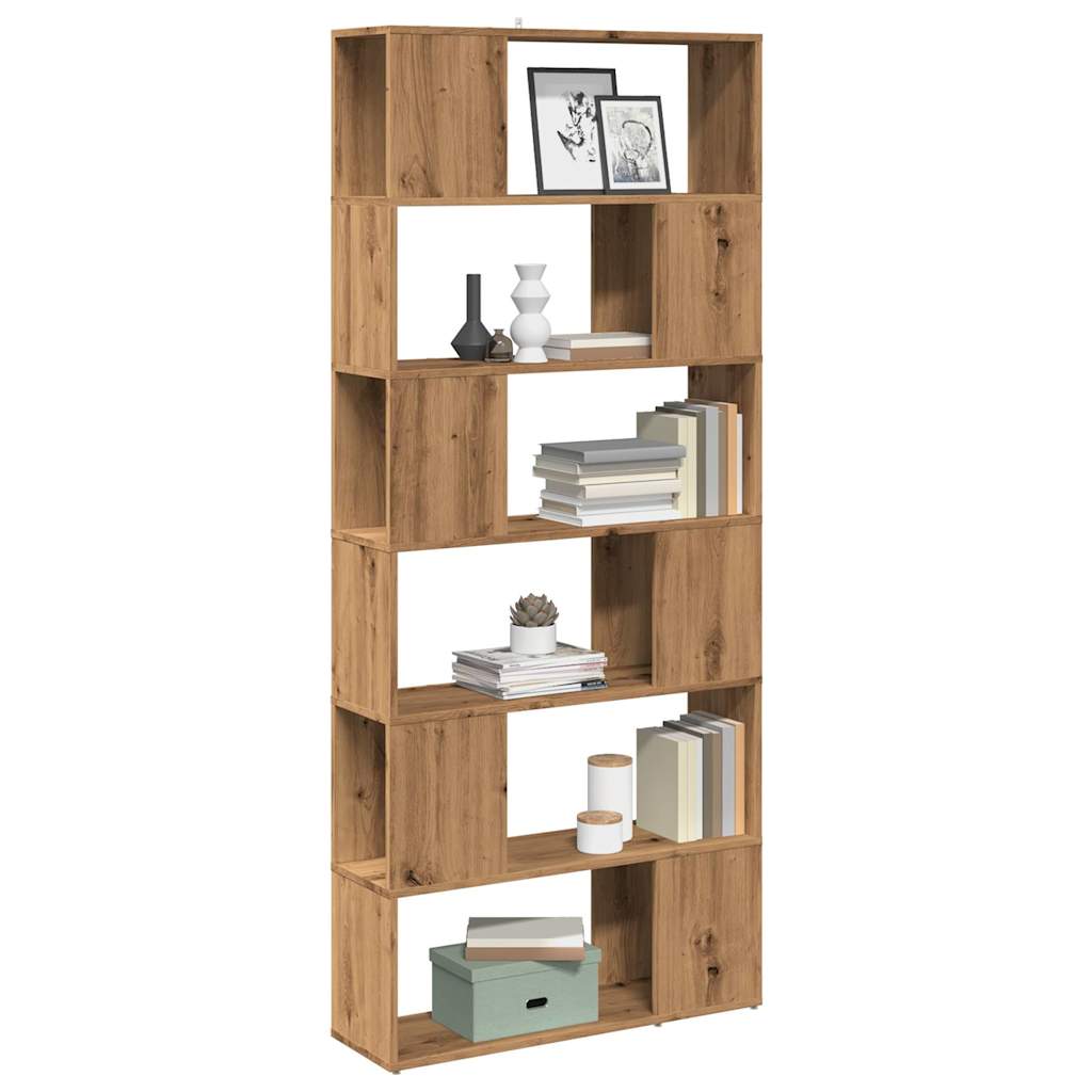 Book Cabinet/Room Divider Artisian Oak 80x24x186 cm