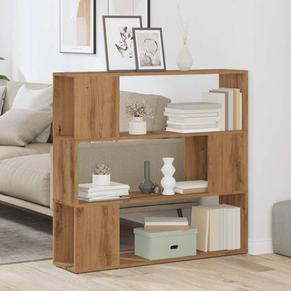 Book Cabinet/Room Divider Artisan Oak 100x24x94 cm