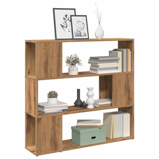 Book Cabinet/Room Divider Artisan Oak 100x24x94 cm