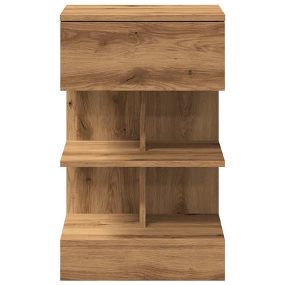 Bedside Cabinet Artisan Oak 40x35x65 cm Engineered Wood