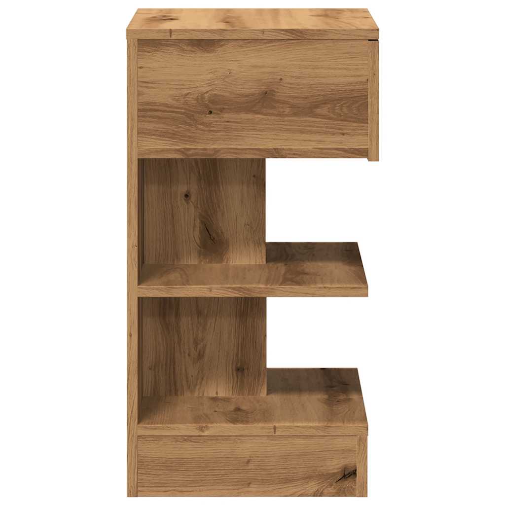 Bedside Cabinets 2 pcs Artisan Oak 40x35x65 cm Engineered Wood